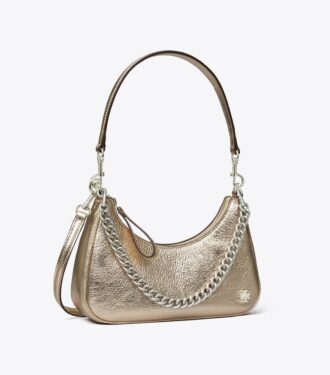 151 Mercer Metallic Small Crescent Bag
