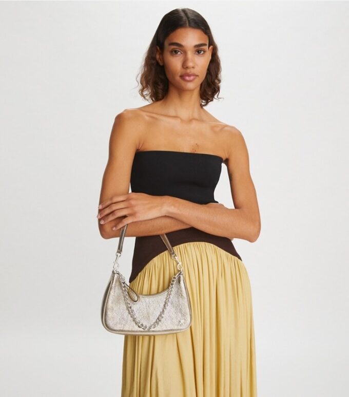 151 Mercer Metallic Small Crescent Bag 151 Mercer Metallic Small Crescent Bag