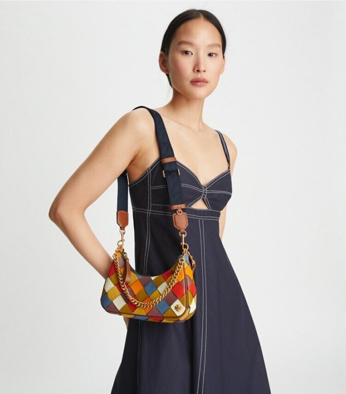 151 Mercer Woven Small Crescent Bag 151 Mercer Woven Small Crescent Bag