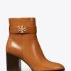 Ankle Boots mit Drehverschluss und Absatz Ankle Boots mit Drehverschluss und Absatz