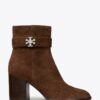 Ankle Boots mit Drehverschluss und Absatz Ankle Boots mit Drehverschluss und Absatz