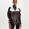 Anorak aus lackiertem Baumwollstoff Anorak aus lackiertem Baumwollstoff