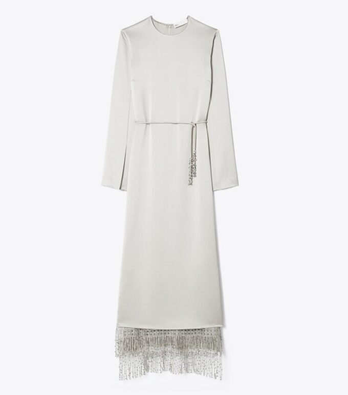 Asymmetrisches Crêpe-Kleid Asymmetrisches Crêpe-Kleid