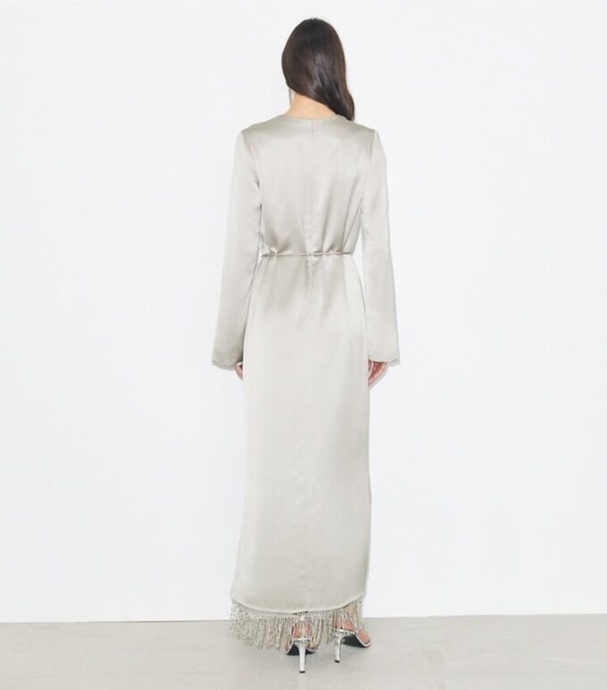 Asymmetrisches Crêpe-Kleid Asymmetrisches Crêpe-Kleid