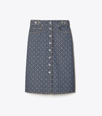 Ausgestellter Jeansrock