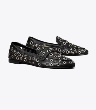 Ballett-Loafer mit Ösen