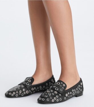 Ballett-Loafer mit Ösen