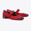 Ballettschuhe mit Kappe, Mary Jane und Pavé-Absatz Ballettschuhe mit Kappe, Mary Jane und Pavé-Absatz