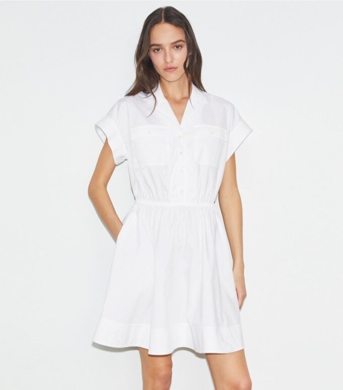 Baumwoll-Popeline-Hemdkleid Baumwoll-Popeline-Hemdkleid
