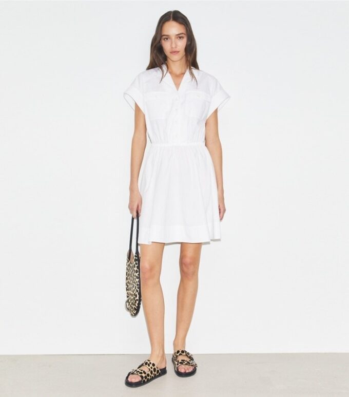 Baumwoll-Popeline-Hemdkleid Baumwoll-Popeline-Hemdkleid