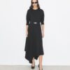 Baumwollkleid mit ausgestelltem Rock Baumwollkleid mit ausgestelltem Rock