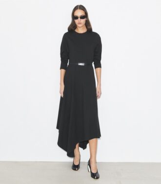 Baumwollkleid mit ausgestelltem Rock