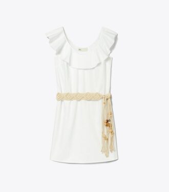 Baumwollkleid mit Volant