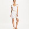Baumwollkleid mit Volant Baumwollkleid mit Volant