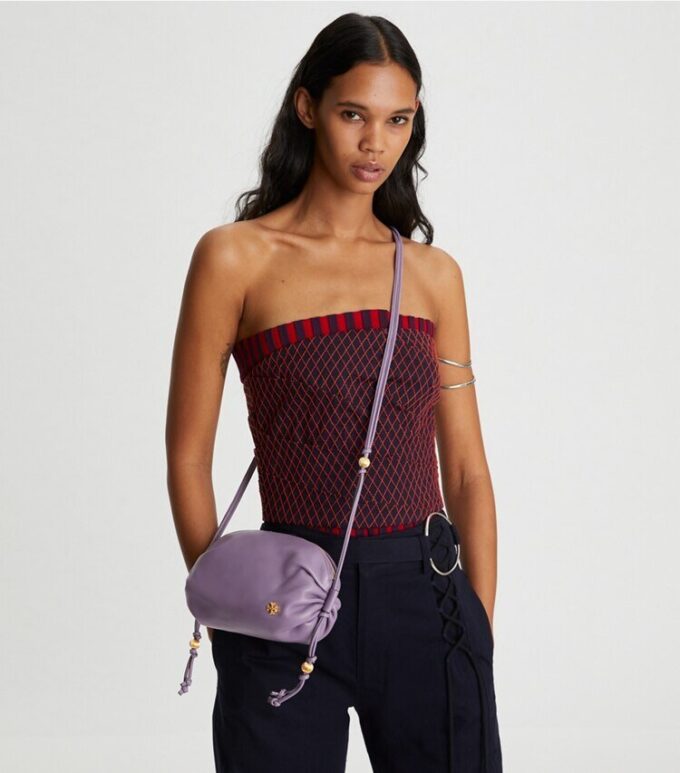Beaded Strap Soft Mini Crossbody Beaded Strap Soft Mini Crossbody