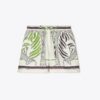 Bedruckte Leinen-Camp-Shorts Bedruckte Leinen-Camp-Shorts