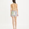 Bedruckte Leinen-Camp-Shorts Bedruckte Leinen-Camp-Shorts