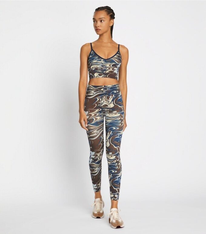 Bedruckte nahtlose 7/8-Leggings Bedruckte nahtlose 7/8-Leggings