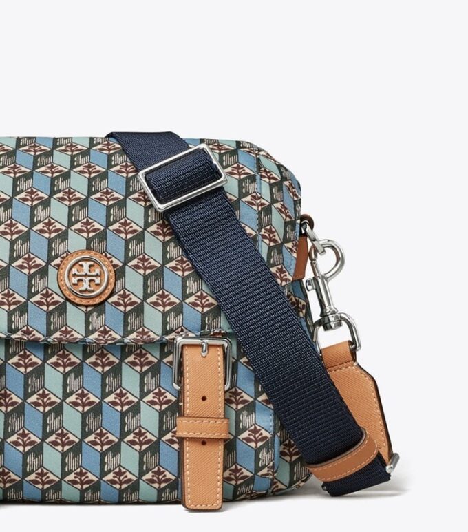 Bedruckte Nylon-Messenger-Tasche, klein Bedruckte Nylon-Messenger-Tasche, klein