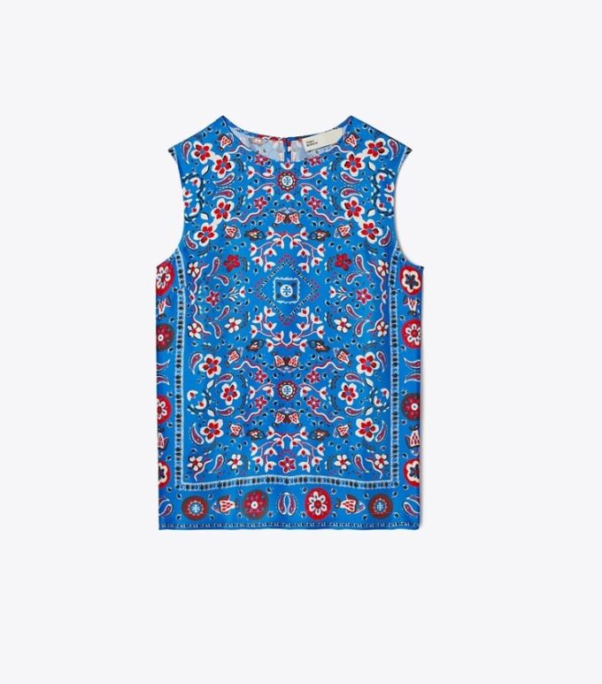 Bedruckte Seidenbluse Bedruckte Seidenbluse