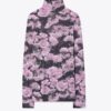Bedruckter Jersey-Rollkragenpullover Bedruckter Jersey-Rollkragenpullover