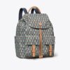 Bedruckter Nylon-Rucksack mit Klappe Bedruckter Nylon-Rucksack mit Klappe