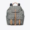 Bedruckter Nylon-Rucksack mit Klappe Bedruckter Nylon-Rucksack mit Klappe