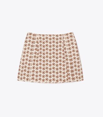 Bedruckter Popeline-Skort