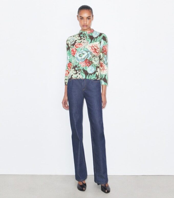 Bedruckter Pullover Bedruckter Pullover