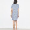 Bedrucktes Baumwoll-T-Shirt-Kleid Bedrucktes Baumwoll-T-Shirt-Kleid