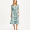 Bedrucktes Hemdkleid Bedrucktes Hemdkleid