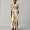 Bedrucktes Hemdkleid Bedrucktes Hemdkleid