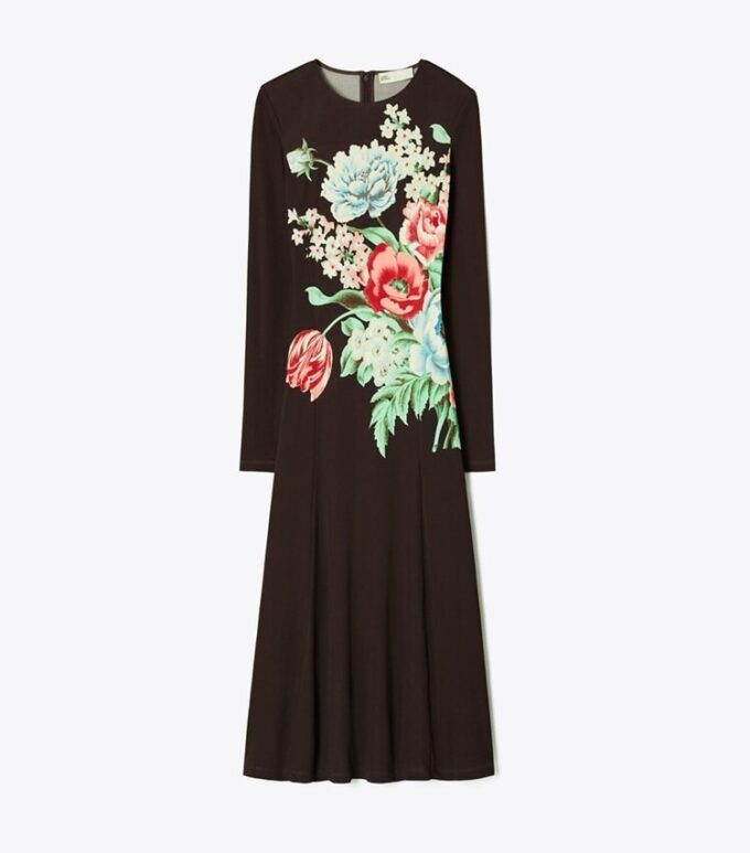 Bedrucktes Jerseykleid Bedrucktes Jerseykleid