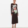 Bedrucktes Jerseykleid Bedrucktes Jerseykleid