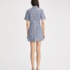 Bedrucktes Kleid aus Baumwollpopeline Bedrucktes Kleid aus Baumwollpopeline