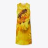 Bedrucktes Organza-Kleid Bedrucktes Organza-Kleid