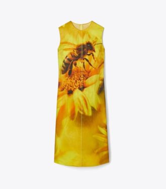 Bedrucktes Organza-Kleid