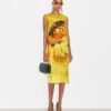 Bedrucktes Organza-Kleid Bedrucktes Organza-Kleid