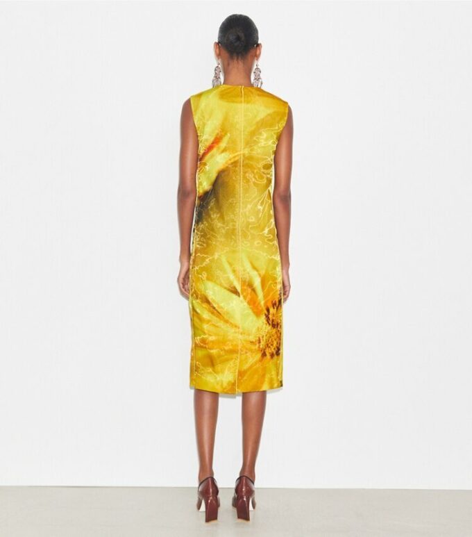 Bedrucktes Organza-Kleid Bedrucktes Organza-Kleid