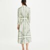 Bedrucktes Seidenhemdkleid Bedrucktes Seidenhemdkleid