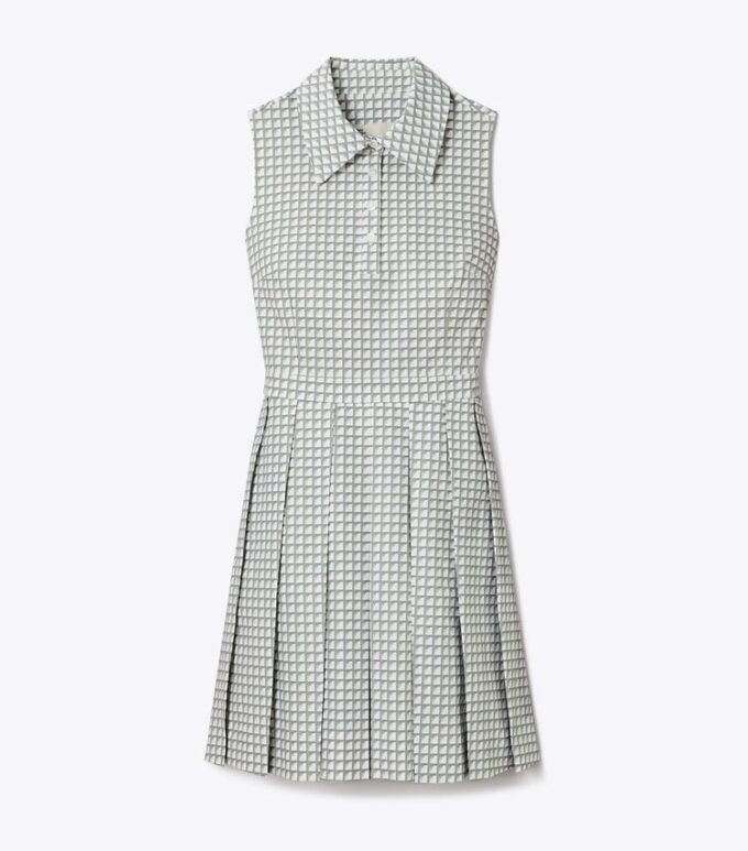Bedrucktes Stretch-Golfkleid Bedrucktes Stretch-Golfkleid