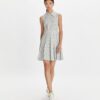 Bedrucktes Stretch-Golfkleid Bedrucktes Stretch-Golfkleid