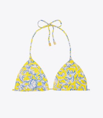 Bedrucktes String-Bikini-Oberteil