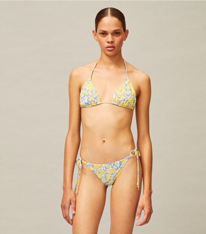 Bedrucktes String-Bikini-Oberteil Bedrucktes String-Bikini-Oberteil