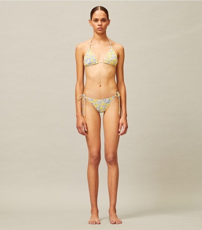 Bedrucktes String-Bikini-Oberteil Bedrucktes String-Bikini-Oberteil