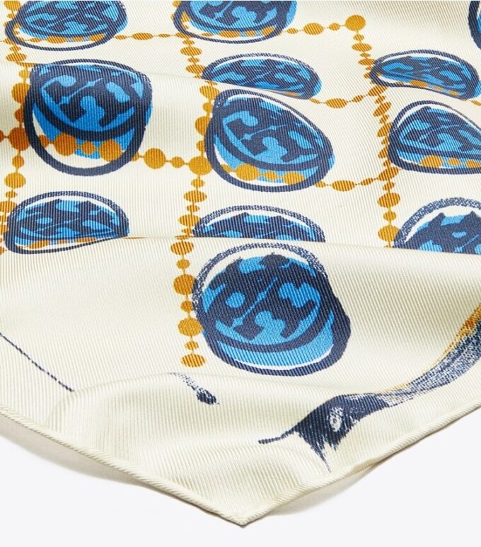 Bedrucktes T Monogram-Halstuch Bedrucktes T Monogram-Halstuch