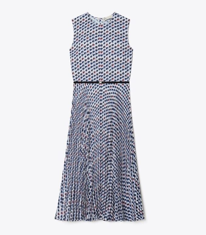 Bedrucktes Twill-Kleid Bedrucktes Twill-Kleid
