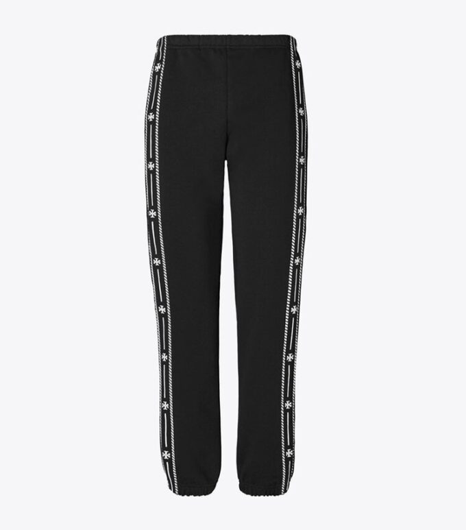 Bestickte Sweathose aus French Terry Bestickte Sweathose aus French Terry