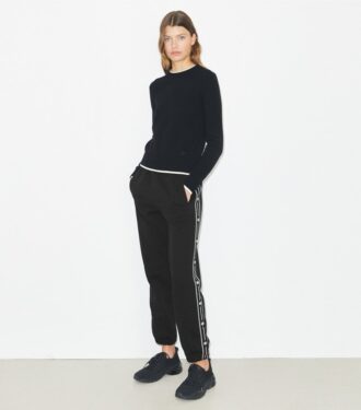Bestickte Sweathose aus French Terry