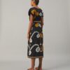 Bestickter Kaftan aus Baumwollpopeline Bestickter Kaftan aus Baumwollpopeline